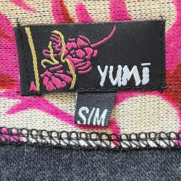 Yumi Kim Mini Dress Wool  Blend Mexican Floral Colorful Crochet Applique Sz S/M - Picture 3 of 11